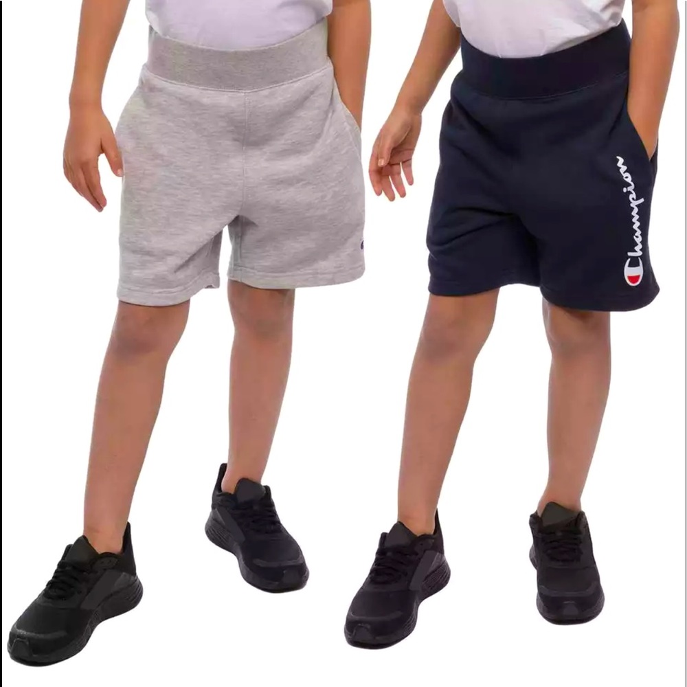 NEW Champion Youth 2-pack Shorts Navy/gray Small 7/8